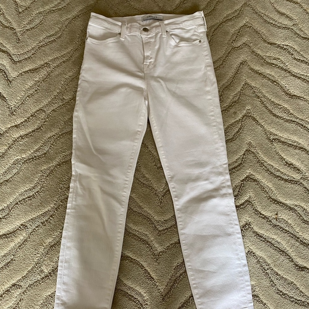 JBRAND white skinny jeans size 27